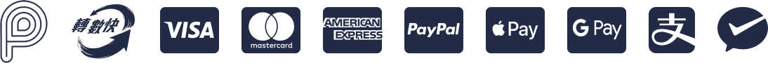 PayMe、轉數快、信用卡、PayPal