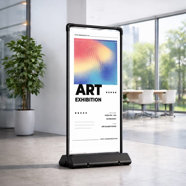 高質注水門型展架原始產品照片